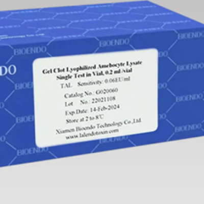 Gel Clot Lyophilized Amebocyte Lysate Single Test in Vial